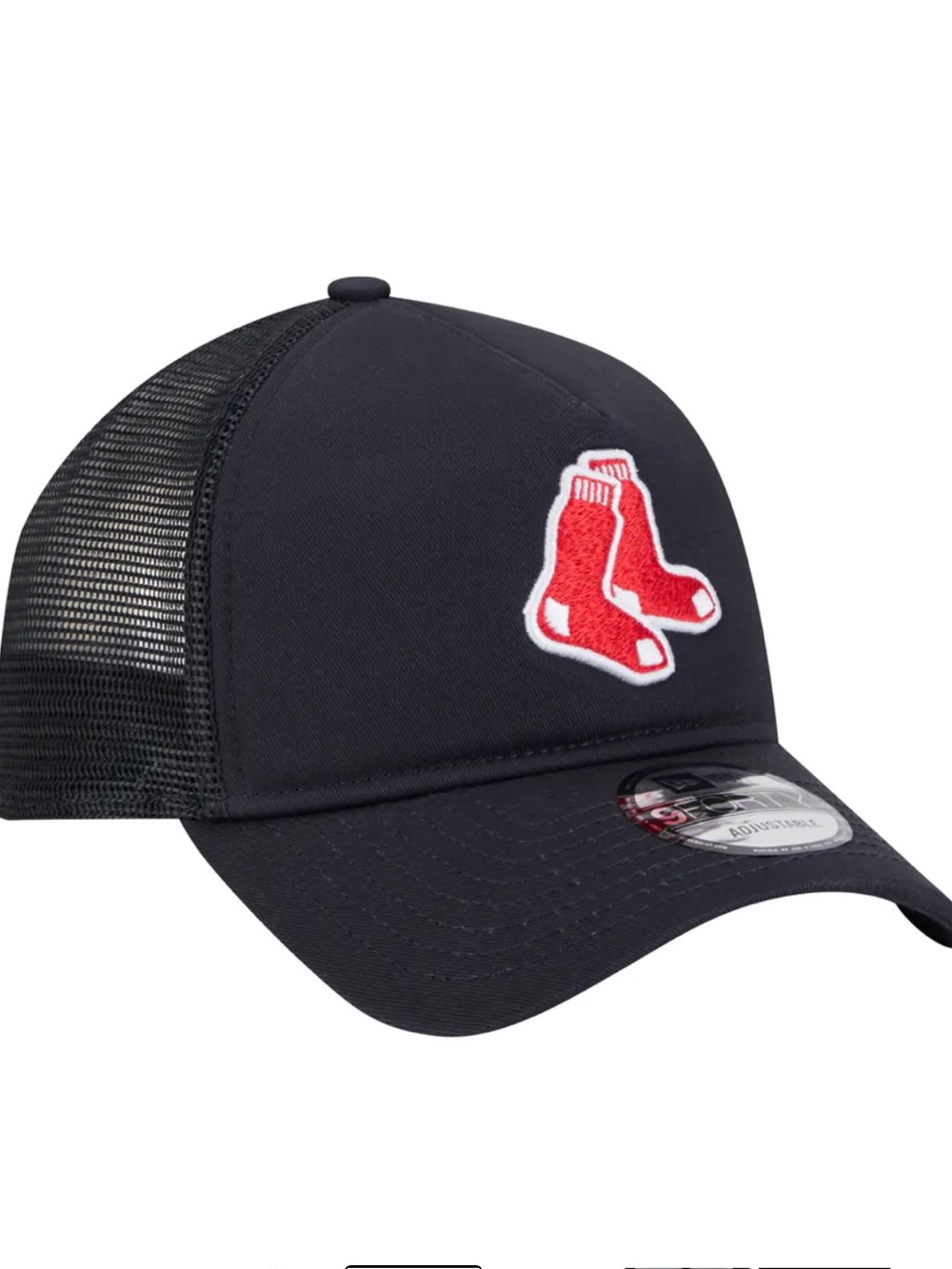 47 Navy Trucker Hat with Red Socks Patch